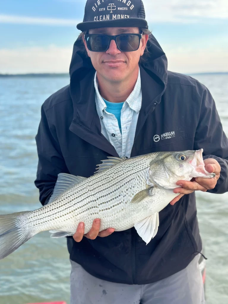 Hybrid Striper Fishing 